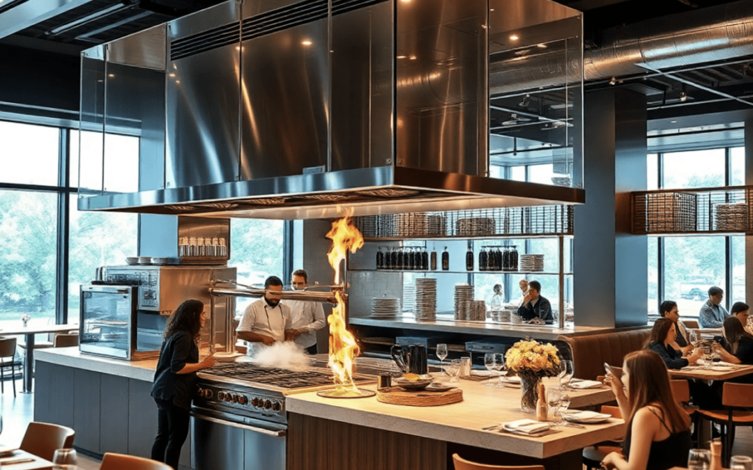 Commercial Open Kitchen Restaurant Design: Showmanship Meets Functionality